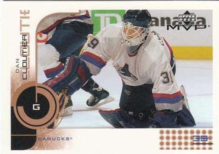 #180 Dan Cloutier - Vancouver Canucks - 2002-03 Upper Deck MVP Hockey