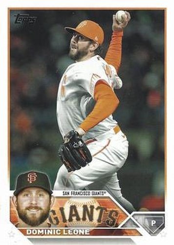 #180 Dominic Leone - San Francisco Giants - 2023 Topps Baseball