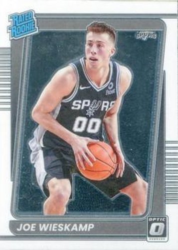 #180 Joe Wieskamp - San Antonio Spurs - 2021-22 Donruss Optic Basketball