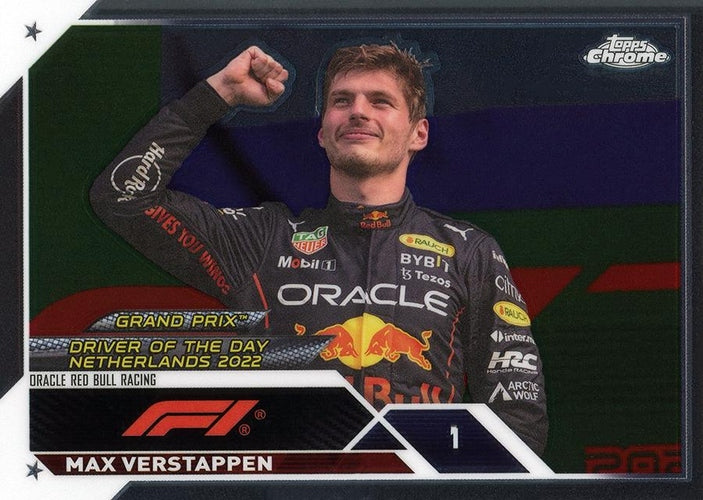 #180 Max Verstappen - Oracle Red Bull Racing - 2023 Topps Chrome Formula 1 Racing