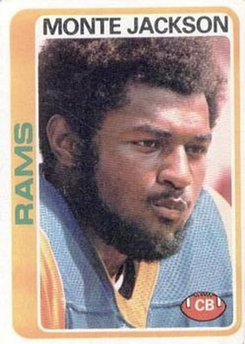 #180 Monte Jackson - Los Angeles Rams - 1978 Topps Football