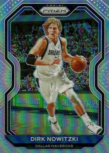 #180 Dirk Nowitzki - Dallas Mavericks - 2020-21 Panini Prizm - Silver Prizms Basketball