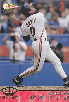 #181 Junior Ortiz - Cleveland Indians - 1994 Pacific Baseball