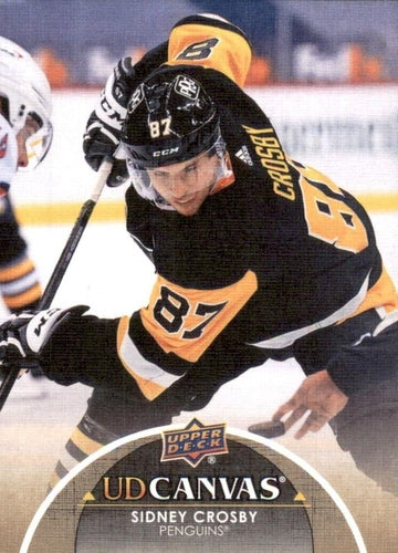 #C181 Sidney Crosby - Pittsburgh Penguins - 2021-22 Upper Deck - UD Canvas Hockey
