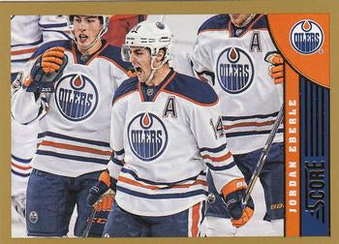 #181 Jordan Eberle - Edmonton Oilers - 2013-14 Score - Gold Hockey