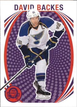 #181 David Backes - St. Louis Blues - 2013-14 O-Pee-Chee - Retro Hockey