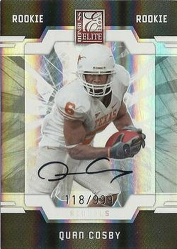 #181 Quan Cosby - Cincinnati Bengals - 2009 Donruss Elite Football
