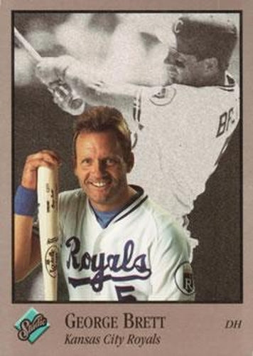 #181 George Brett - Kansas City Royals - 1992 Studio Baseball