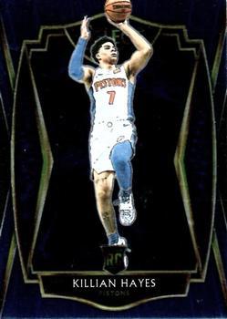 #181 Killian Hayes - Detroit Pistons - 2020-21 Panini Select - Blue Basketball