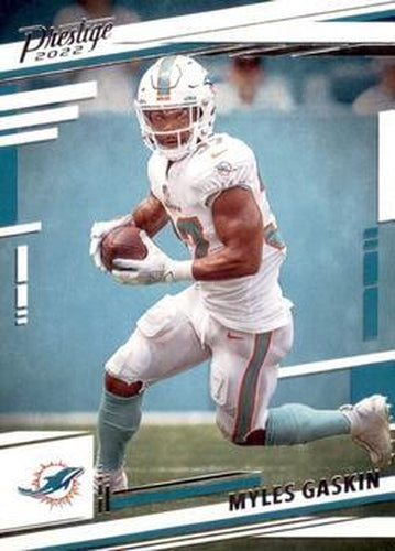 #181 Myles Gaskin - Miami Dolphins - 2022 Panini Prestige Football