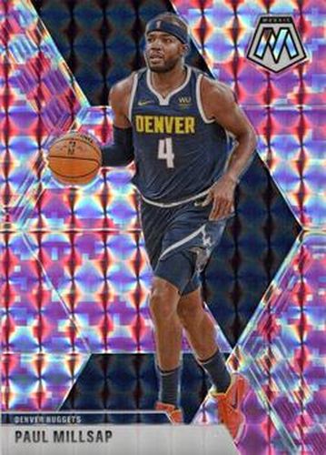 #181 Paul Millsap - Denver Nuggets - 2019-20 Panini Mosaic - Camo Pink Basketball