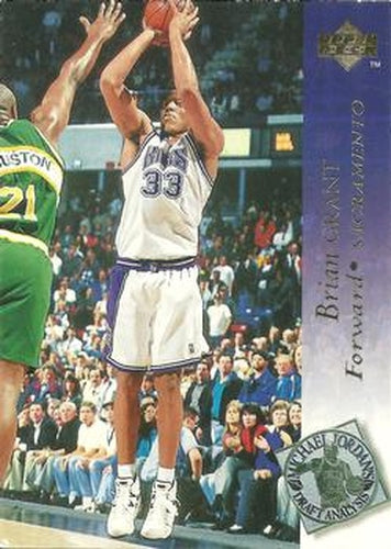 #181 Brian Grant - Sacramento Kings - 1994-95 Upper Deck Basketball