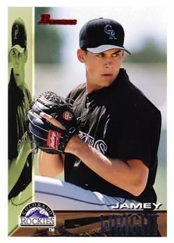 #181 Jamey Wright - Colorado Rockies - 1995 Bowman Baseball