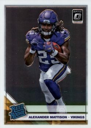 #181 Alexander Mattison - Minnesota Vikings - 2019 Donruss Optic Football