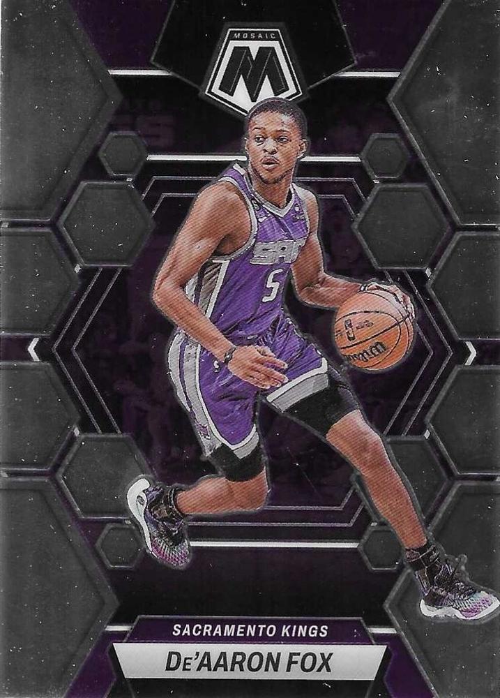 #181 De'Aaron Fox - Sacramento Kings - 2022-23 Panini Mosaic Basketball