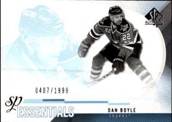 #181 Dan Boyle - San Jose Sharks - 2010-11 SP Authentic Hockey