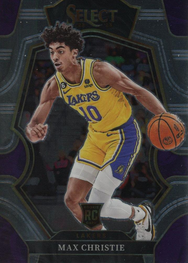 #181 Max Christie - Los Angeles Lakers - 2022-23 Panini Select Basketball