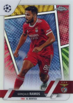 #181b Gonçalo Ramos - Benfica - 2022-23 Topps Chrome UEFA Club Competitions Soccer
