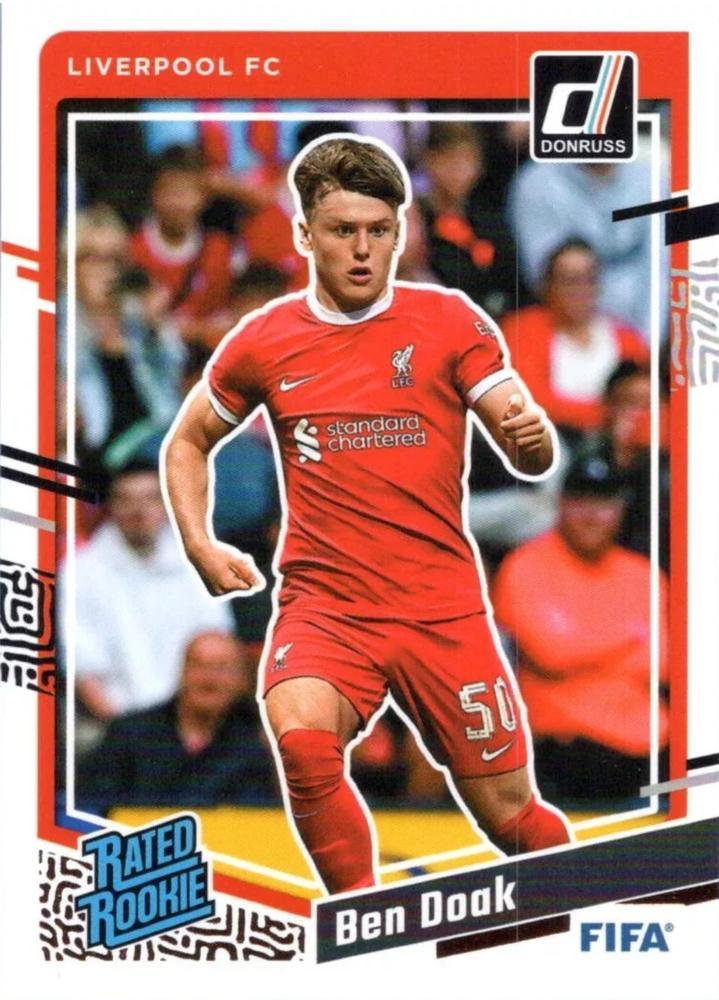 #182 Ben Doak - Liverpool - 2023-24 Donruss Soccer