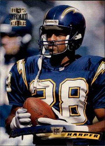 #182 Dwayne Harper - San Diego Chargers - 1996 Stadium Club Football