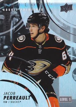 #182 Jacob Perreault - Anaheim Ducks - 2022-23 Upper Deck Trilogy Hockey