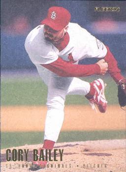 #U182 Cory Bailey - St. Louis Cardinals - 1996 Fleer Update Baseball