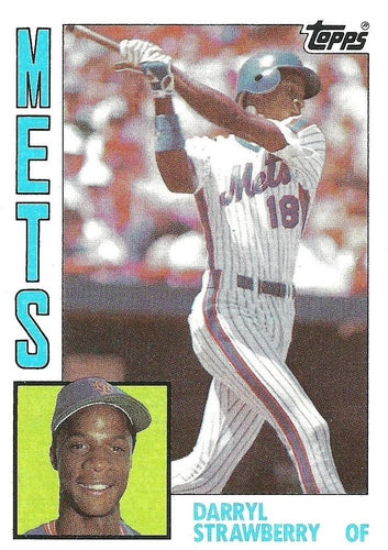 #182 Darryl Strawberry - New York Mets - 1984 Topps Baseball