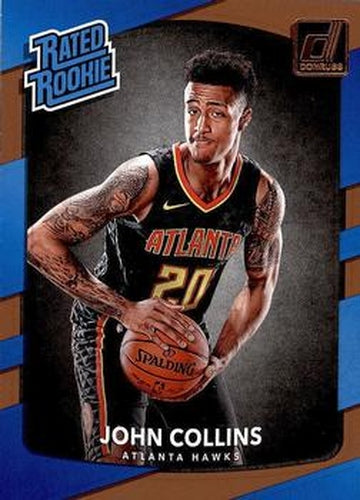 #182 John Collins - Atlanta Hawks - 2017-18 Donruss Basketball
