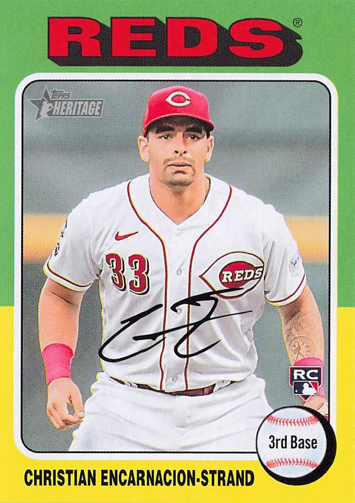 #182 Christian Encarnacion-Strand - Cincinnati Reds - 2024 Topps Heritage Baseball