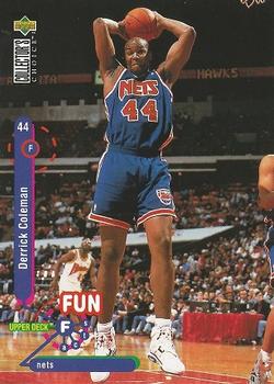 #182 Derrick Coleman - New Jersey Nets - 1995-96 Collector's Choice Basketball
