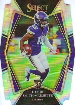 #182 Ihmir Smith-Marsette - Minnesota Vikings - 2021 Panini Select - Silver Prizm Die Cut Football