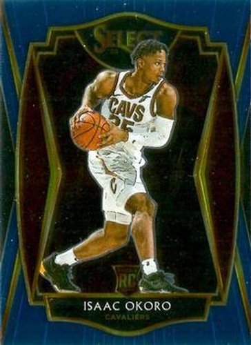 #182 Isaac Okoro - Cleveland Cavaliers - 2020-21 Panini Select - Blue Basketball