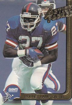 #182 Rodney Hampton - New York Giants - 1991 Action Packed Football