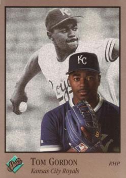 #182 Tom Gordon - Kansas City Royals - 1992 Studio Baseball