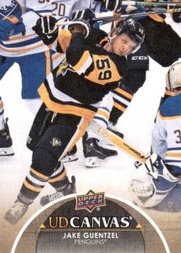 #C182 Jake Guentzel - Pittsburgh Penguins - 2021-22 Upper Deck - UD Canvas Hockey