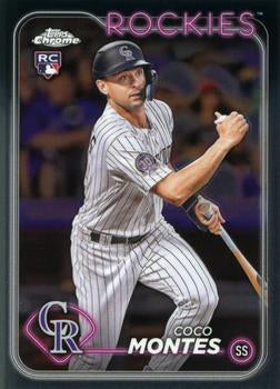#182 Coco Montes - Colorado Rockies - 2024 Topps Chrome Baseball