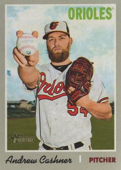 #182 Andrew Cashner - Tampa Bay Rays - 2019 Topps Heritage Baseball