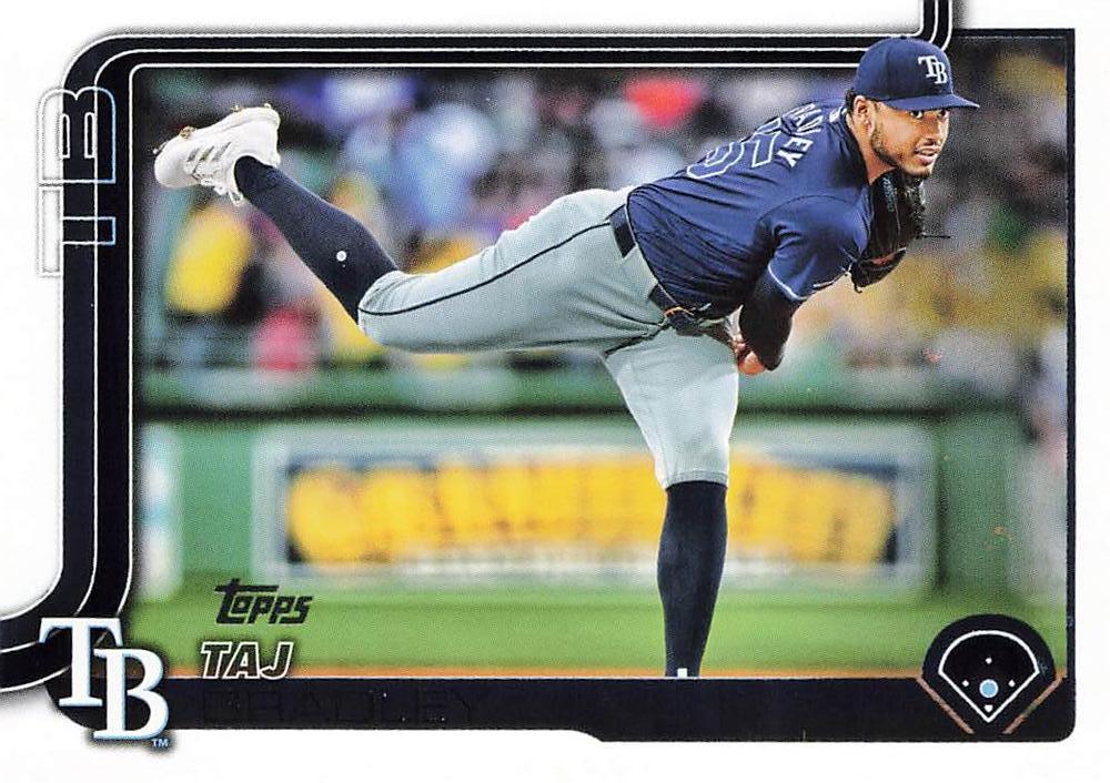 #183 Taj Bradley - Tampa Bay Rays - 2025 Topps Baseball