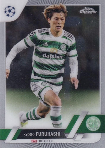 #183 Kyogo Furuhashi - Celtic - 2022-23 Topps Chrome UEFA Club Competitions Soccer