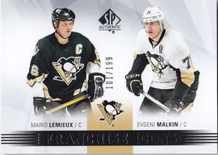 #183 Mario Lemieux / Evgeni Malkin - Pittsburgh Penguins - 2015-16 SP Authentic Hockey