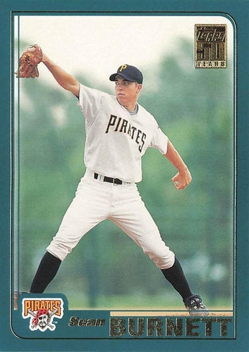 #T183 Sean Burnett - Pittsburgh Pirates - 2001 Topps Traded & Rookies Baseball