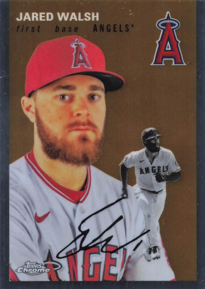 #183 Jared Walsh - Los Angeles Angels - 2023 Topps Chrome Platinum Anniversary Baseball