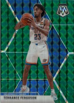 #183 Terrance Ferguson - Oklahoma City Thunder - 2019-20 Panini Mosaic - Green Prizm Basketball
