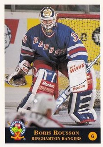 #183 Boris Rousson - Binghamton Rangers - 1994 Classic Pro Hockey Prospects Hockey