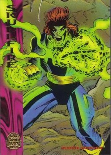 #183 Skullfire - 1994 Fleer Marvel Universe
