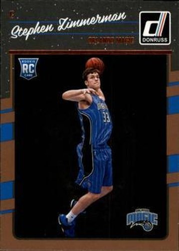 #183 Stephen Zimmerman - Orlando Magic - 2016-17 Donruss Basketball