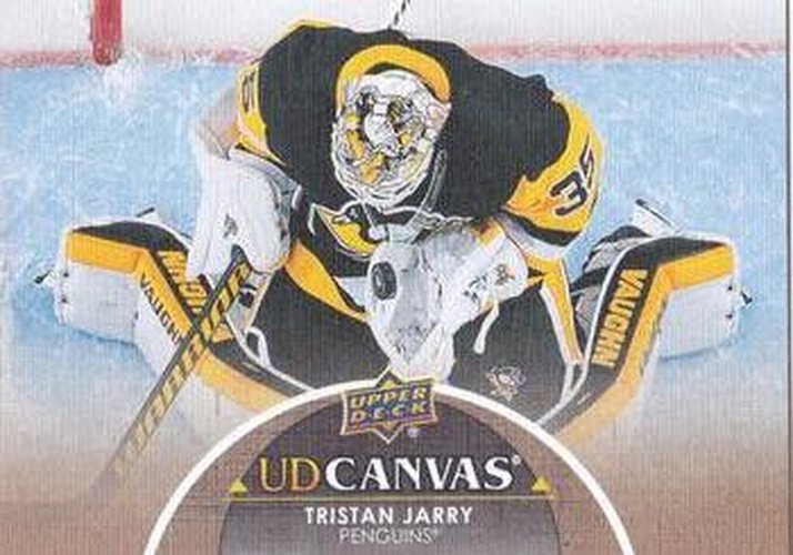 #C183 Tristan Jarry - Pittsburgh Penguins - 2021-22 Upper Deck - UD Canvas Hockey