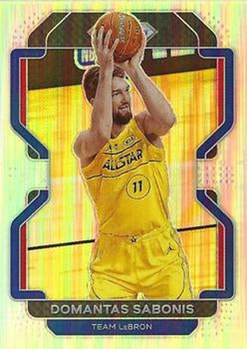 #183b Domantas Sabonis - Indiana Pacers - 2021-22 Panini Prizm - Silver Basketball