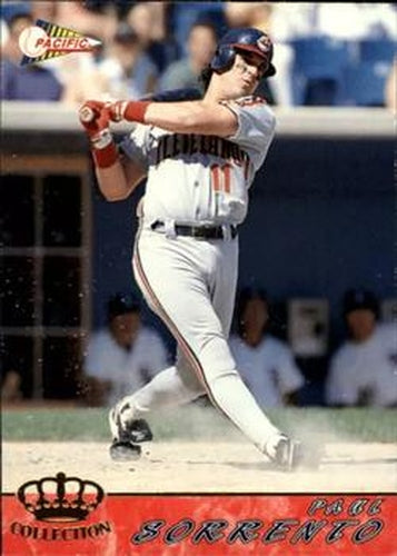 #183a Paul Sorrento - Cleveland Indians - 1994 Pacific Baseball