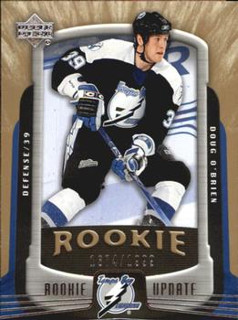 #184 Doug O'Brien - Tampa Bay Lightning - 2005-06 Upper Deck Rookie Update Hockey